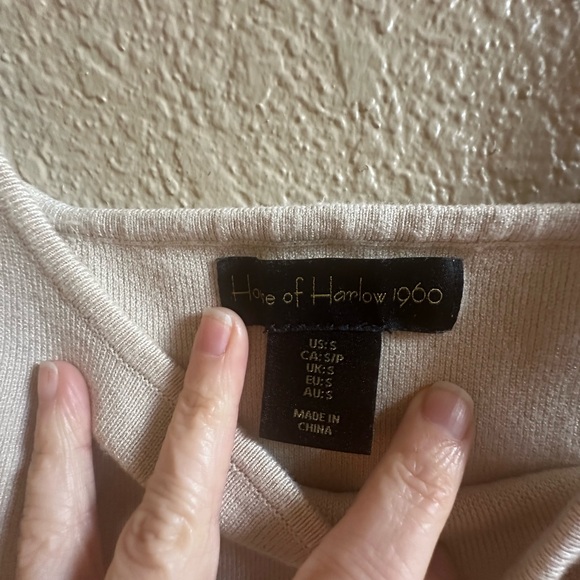 House of Harlow 1960 Cream Tank Top - Picture 4 of 5